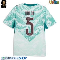 Maglie da calcio Portogallo Diogo Dalot #5 Seconda Maglia Mondiali 2026  Manica Corta